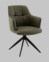 Cтул обеденный нейа, зеленый, экокожа, букле УТ000040788 Stool Group Cтул обеденный нейа, зеленый, экокожа, букле УТ000040788 Stool Group